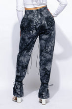Load image into Gallery viewer, Plus Size Parachute lace up jogger pants: BLACK Bodi Language for Women