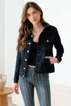 Load image into Gallery viewer, Dark Wash Denim Jacket Bodi Language for Women