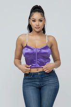 Load image into Gallery viewer, Corset Style Pearl Trim Style Zipper Top - Bodi Language for Women