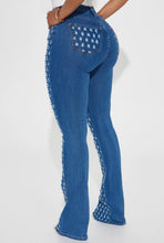 Load image into Gallery viewer, Denim Stretch Flare Jean-Plus
