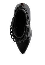 Load image into Gallery viewer, Moulin Ringed Stiletto BLACK - Bodi Language for Women