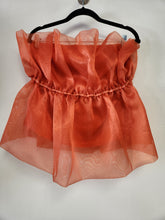 Load image into Gallery viewer, - Plus Size Organza Tulle Tube Crop Top Bodi Language for Women