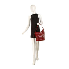 Load image into Gallery viewer, Unique Hobo Design Handbag: Red
