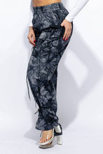 Load image into Gallery viewer, Plus Size Parachute lace up jogger pants: BLACK Bodi Language for Women
