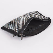 Load image into Gallery viewer, Round-Studded Decorated Clutch: Black

