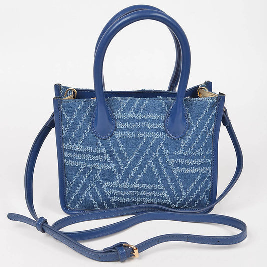 Denim Medium Tote Bag: Blue
