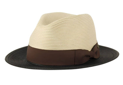 Men Tan Fedora - L/XL