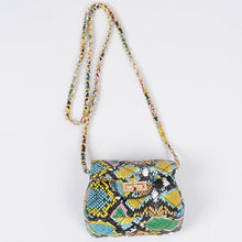 Load image into Gallery viewer, Multi Snake Quilted Mini Bag: Multicolor
