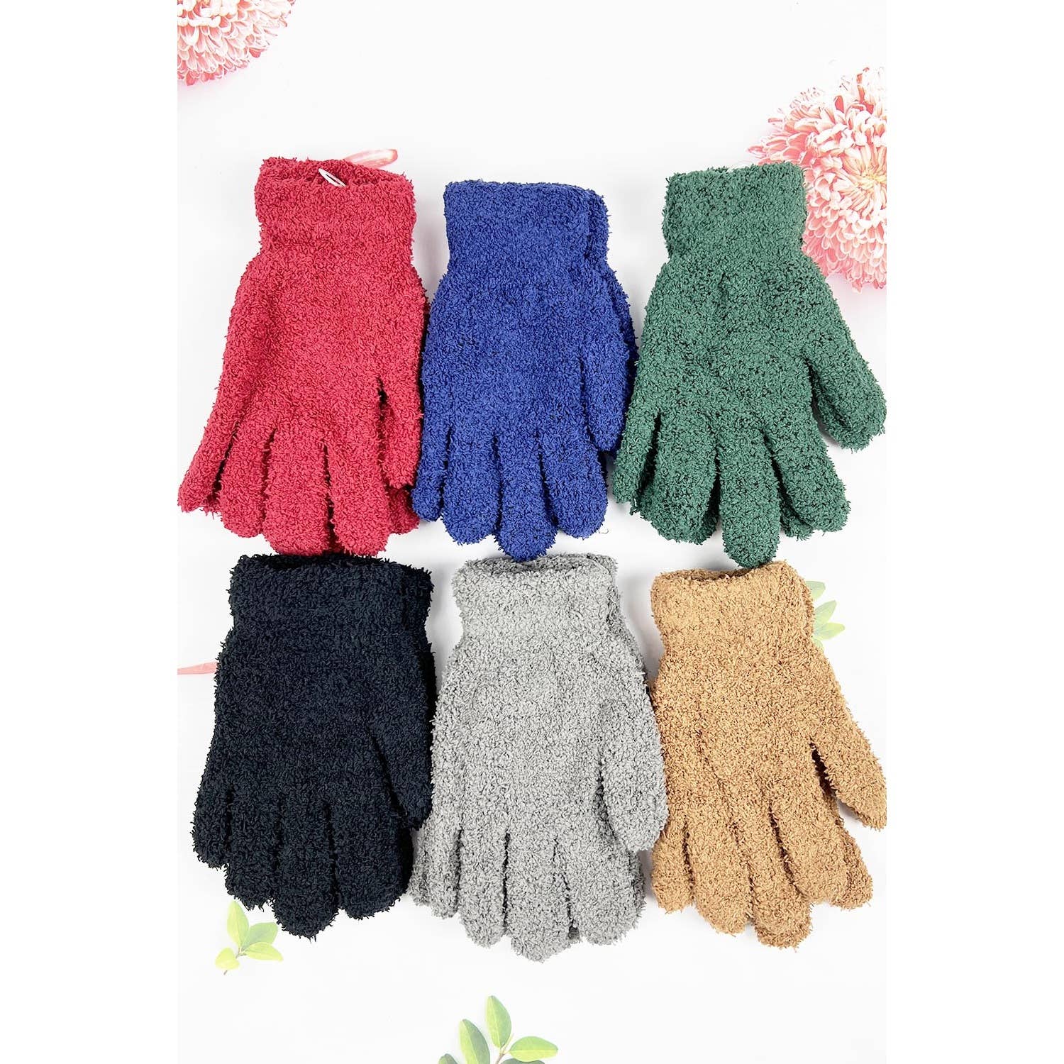 SOLID DARK COLOR FULL FINGER SOFT FUR WINTER GLOVES
: ASSORTED / ONE JHP Collection