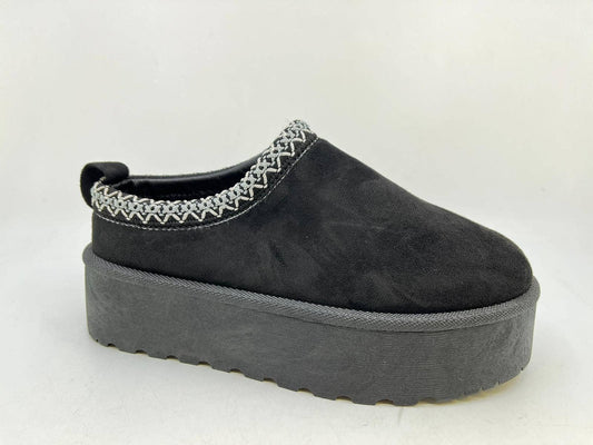 Slip On Mule: Black