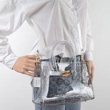 Load image into Gallery viewer, Bandana Print Transparent Bag: Clear
