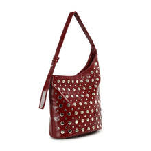 Load image into Gallery viewer, Unique Hobo Design Handbag: Red
