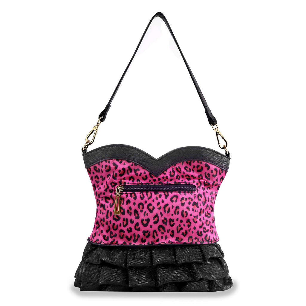 Vest Design Hobo Handbag: Leopard