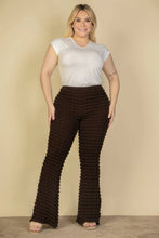 Load image into Gallery viewer, Plus Size Bubble Fabric Flare Pants Bodi Language for Women
