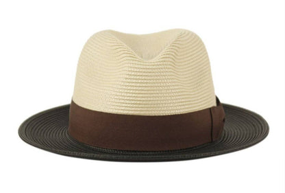 Men Tan Fedora - L/XL