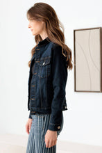 Load image into Gallery viewer, Dark Wash Denim Jacket Bodi Language for Women
