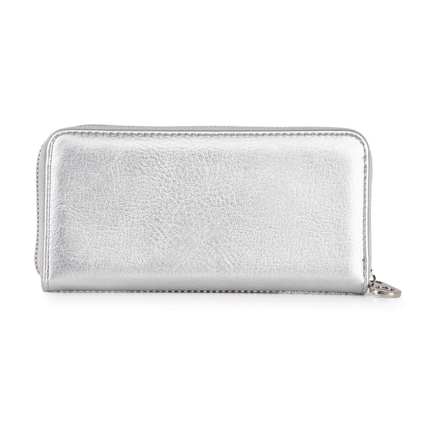Handbag Express - Rhinestone Wavy Bling Accordion Wallet: Blue Handbag Express