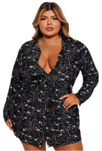 Load image into Gallery viewer, Button Front Shirt Dress- Plus Bodi Language for Women
