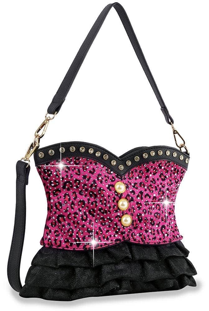 Vest Design Hobo Handbag: Leopard