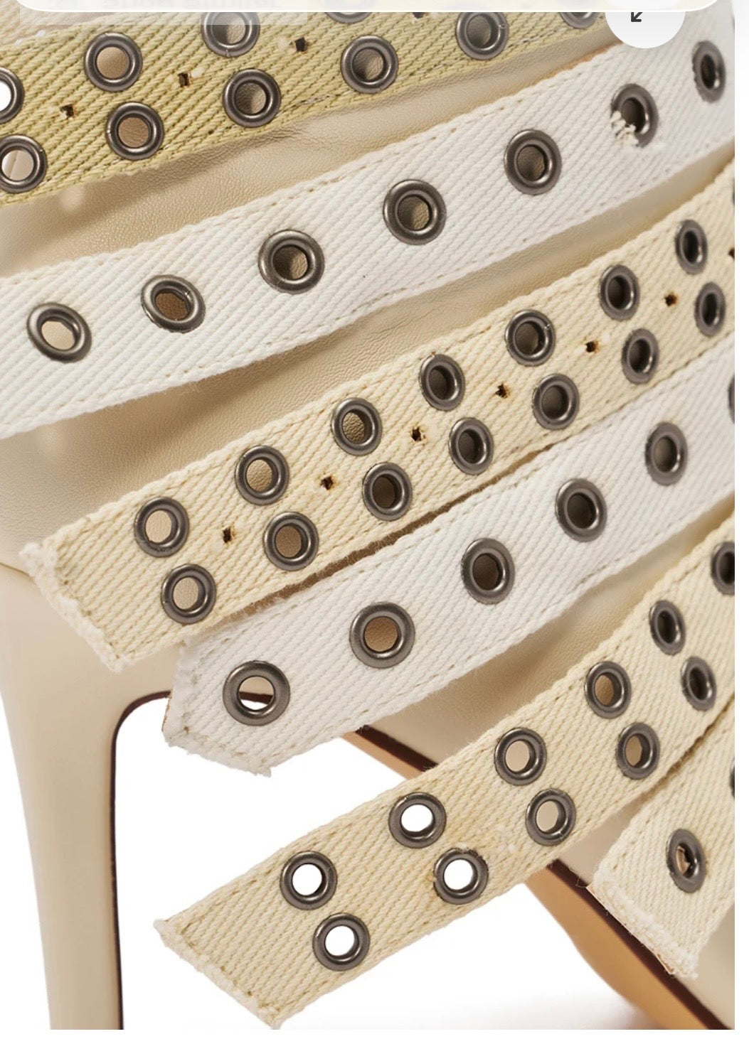 Gilded Gladiator Heel- Bone