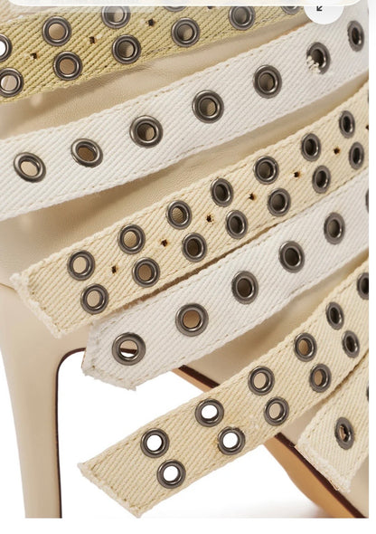 Gilded Gladiator Heel- Bone