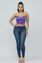 Load image into Gallery viewer, Corset Style Pearl Trim Style Zipper Top - Bodi Language for Women
