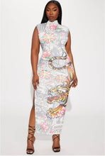 Load image into Gallery viewer, Plus Ed Hardy Mesh Dress- Ivory Bodi Language for Women
