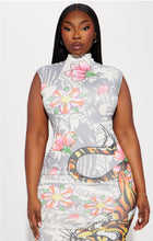 Load image into Gallery viewer, Plus Ed Hardy Mesh Dress- Ivory Bodi Language for Women
