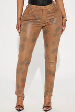 Load image into Gallery viewer, Washed Skinny Pants-Brown Bodi Language for Women
