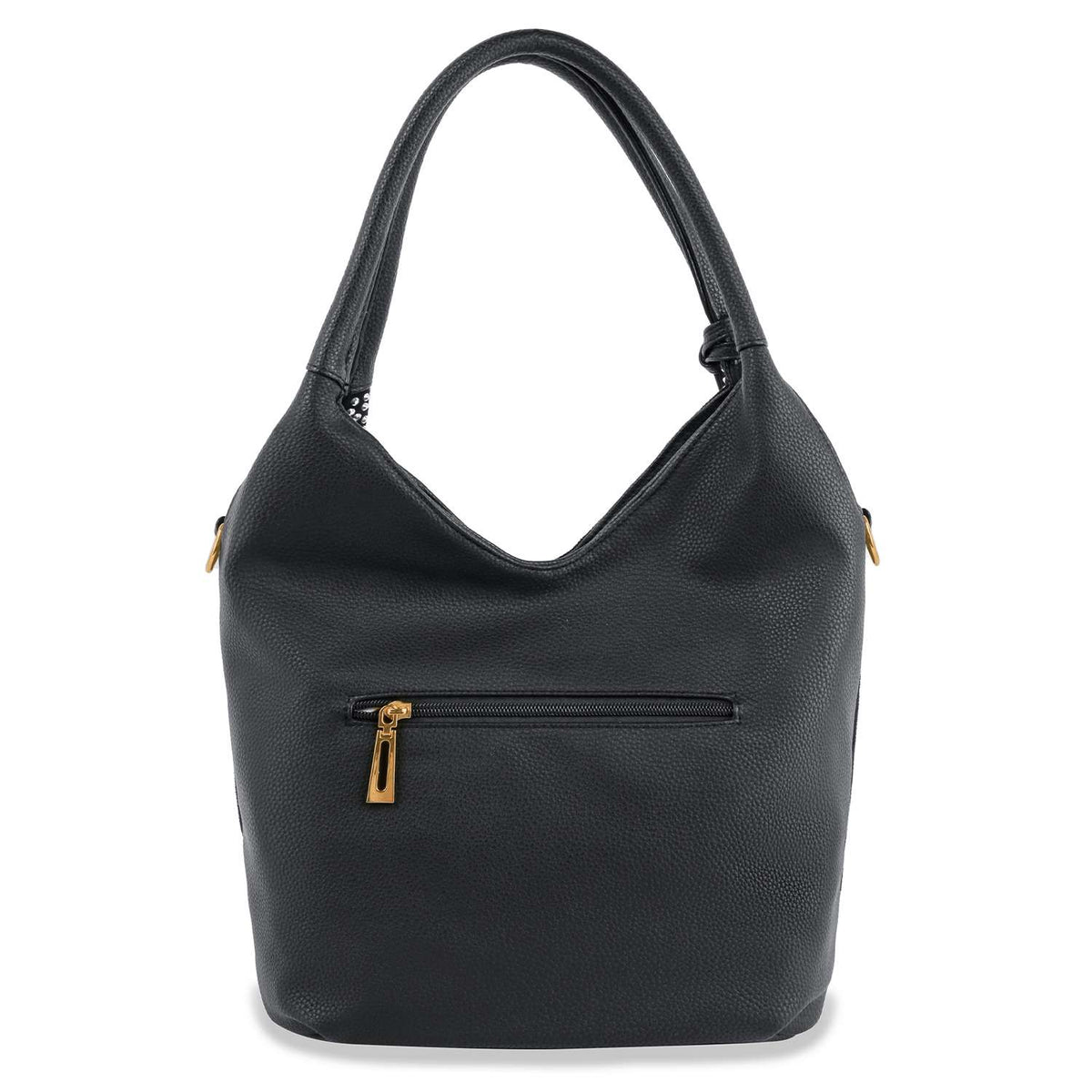 Glamorous Rhinestone Tall Shoulder Bag - Blue - Bodi Language for Women