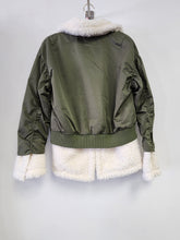 Load image into Gallery viewer, Green Coat with White Fur - Bodi Language for Women

