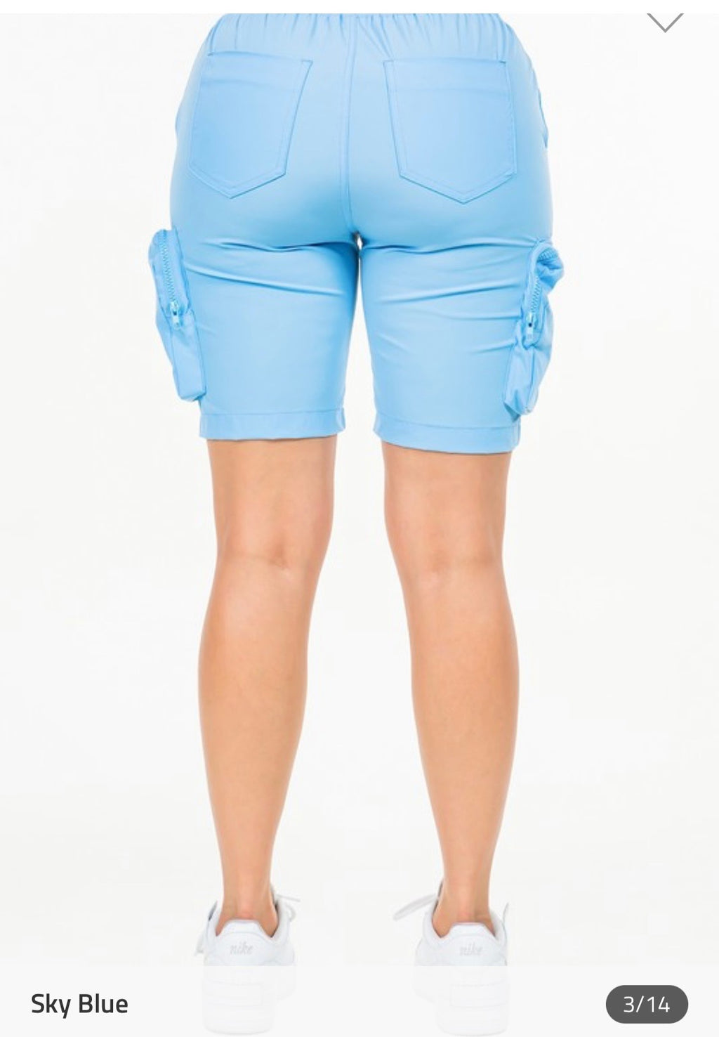 Nylon Cargo Pocket Shorts - Bodi Language for Women