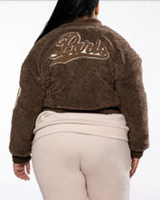 Load image into Gallery viewer, Teddy Varsity Jacket - Bodi Language for Women
