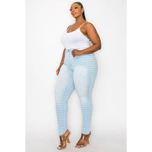 Load image into Gallery viewer, Plus Size: Highwaisted Skinny Jeans: WASHED DENIM Bodi Language for Women
