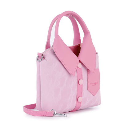 Handbag Express - Fashion Shirt Hand Tote: Pink Handbag Express