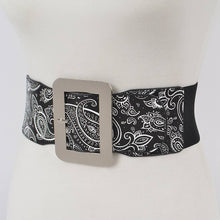 Load image into Gallery viewer, Bandana Elastic Belt: Black
