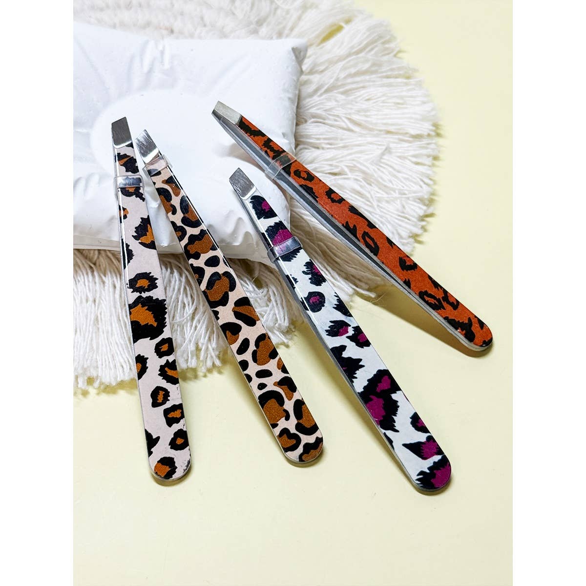 Leopard Print Tweezers