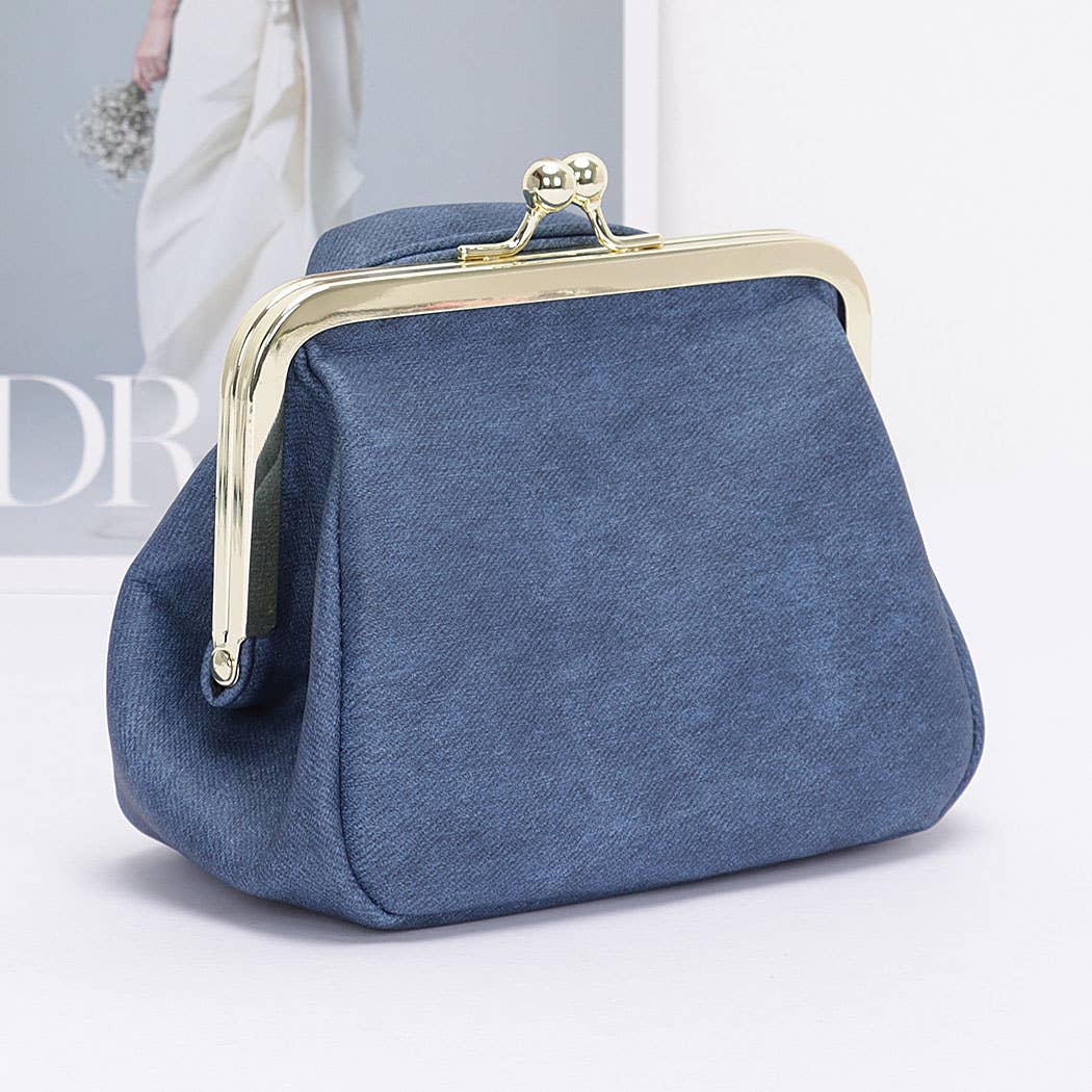 Faux Denim Leather jacket Style Crossbody Bag: DBL