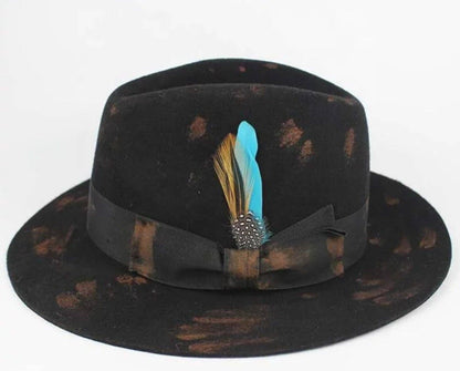 Men Black Stylish Fedora