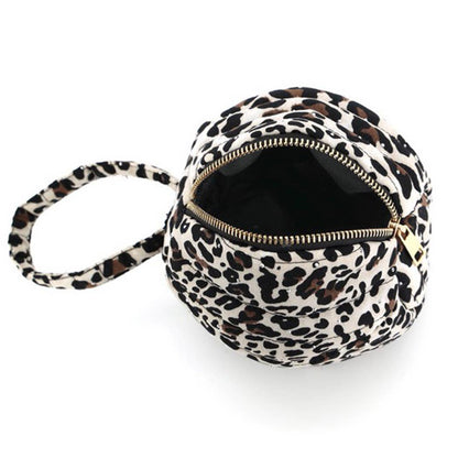 - Rhinestone Studded Quilted Puffer Round Ball Bag With Top-BR