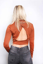 Load image into Gallery viewer, Women's Long Sleeve Mock Neck Solid Crop Top Bodi Language for Women
