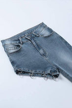 Load image into Gallery viewer, Maxi stacked denim jeans: BLUE Bodi Language for Women
