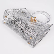 Load image into Gallery viewer, Bandana Print Transparent Bag: Clear
