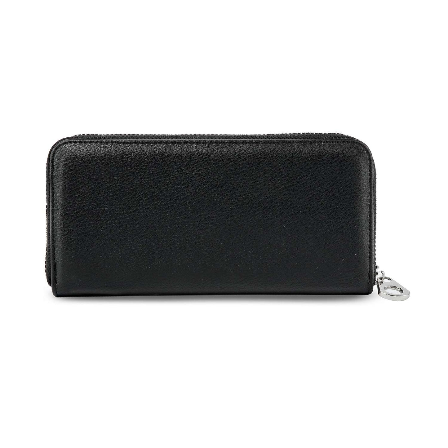 Handbag Express - Rhinestone Wavy Bling Accordion Wallet: Blue Handbag Express