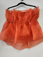 Load image into Gallery viewer, - Plus Size Organza Tulle Tube Crop Top Bodi Language for Women
