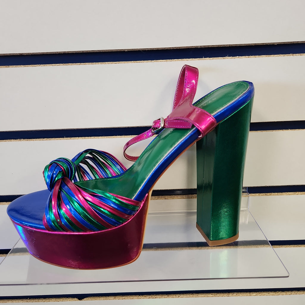 Color Block Heel - Bodi Language for Women
