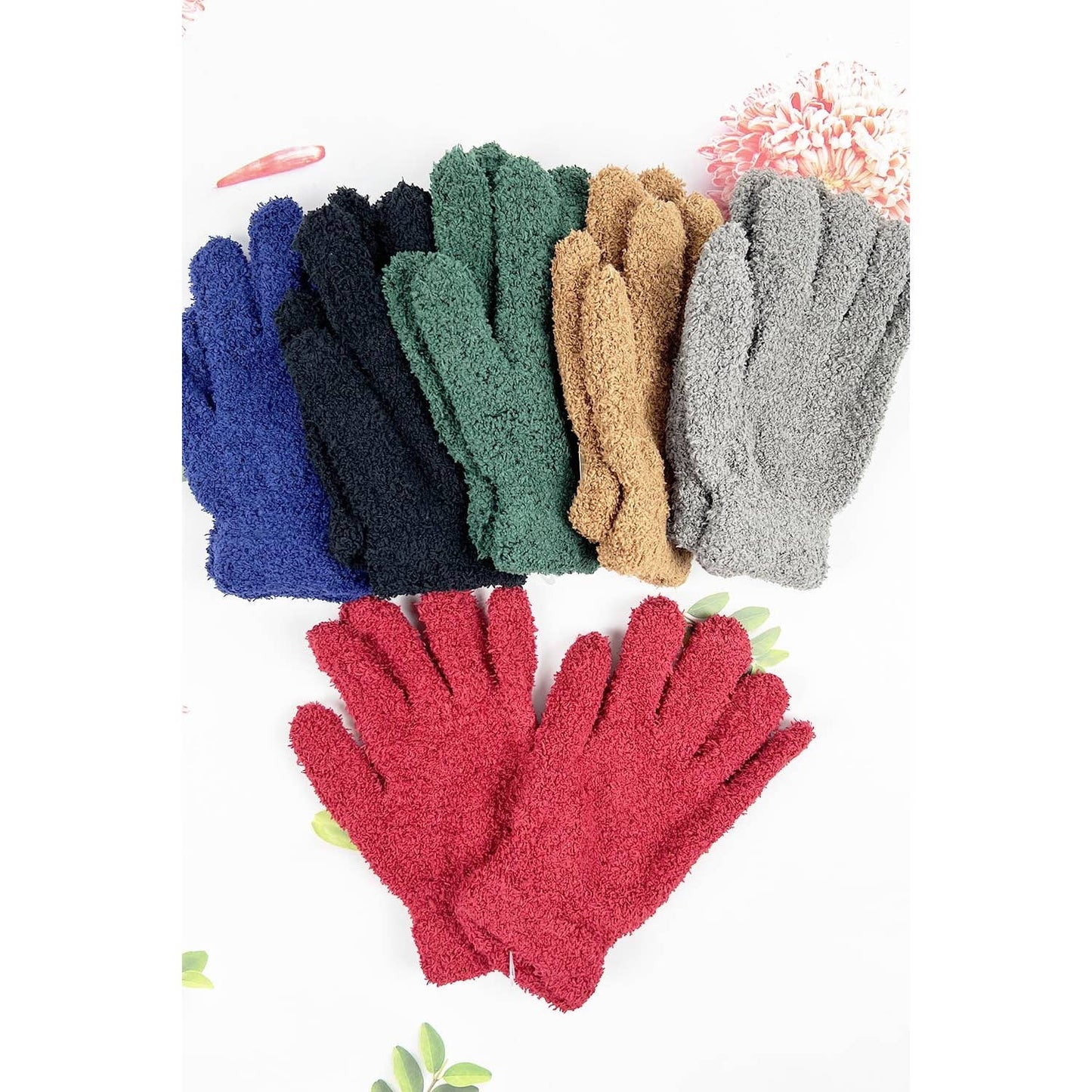 SOLID DARK COLOR FULL FINGER SOFT FUR WINTER GLOVES
: ASSORTED / ONE JHP Collection